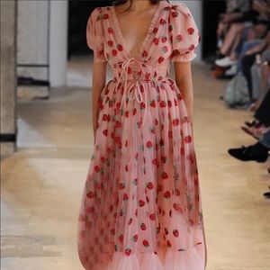 Strawberry sequin dress